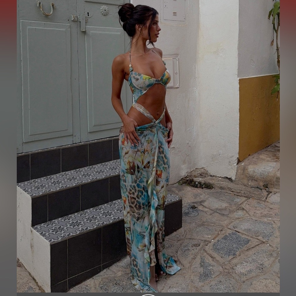 Meilani Floral Maxi Dress Amazonia - Picture 6 of 8